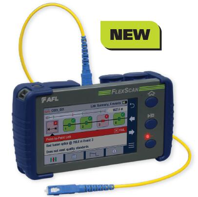 AFL Noyes FlexScan OTDR w SmartAuto and LinkMap